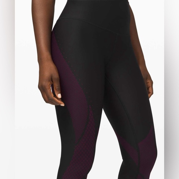 Lululemon Mapped Out High-Rise Tight 28" Black / Marvel size 4 yoga stretch gym - Picture 4 of 12